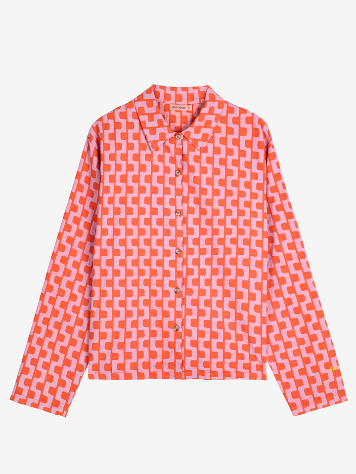 Purple printed loungewear set