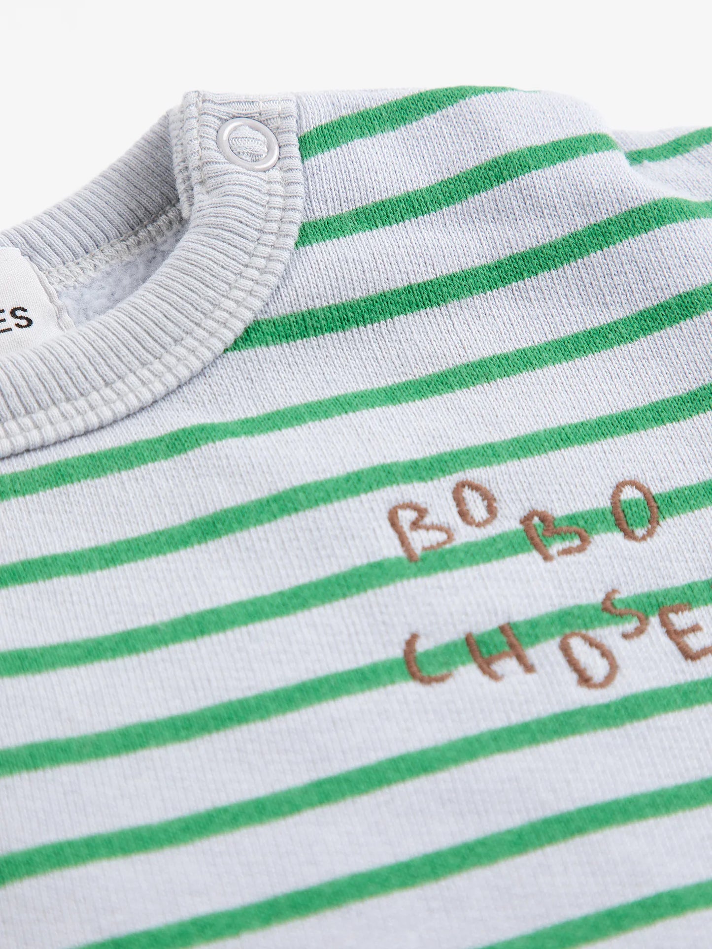 Bobo Choses blue stripes sweatshirt