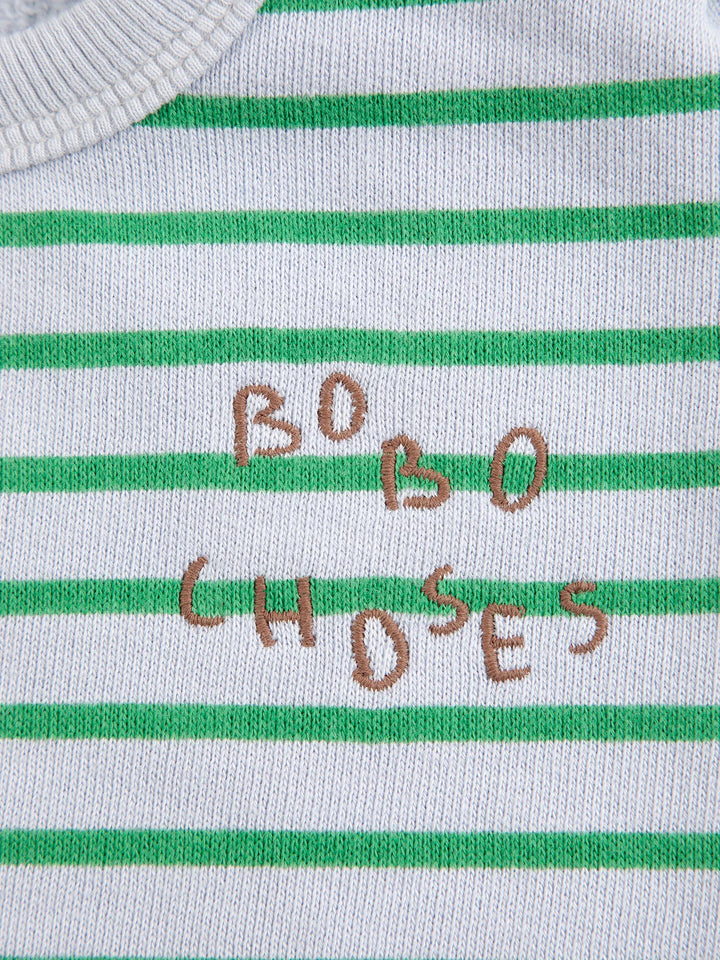 Bobo Choses blue stripes sweatshirt