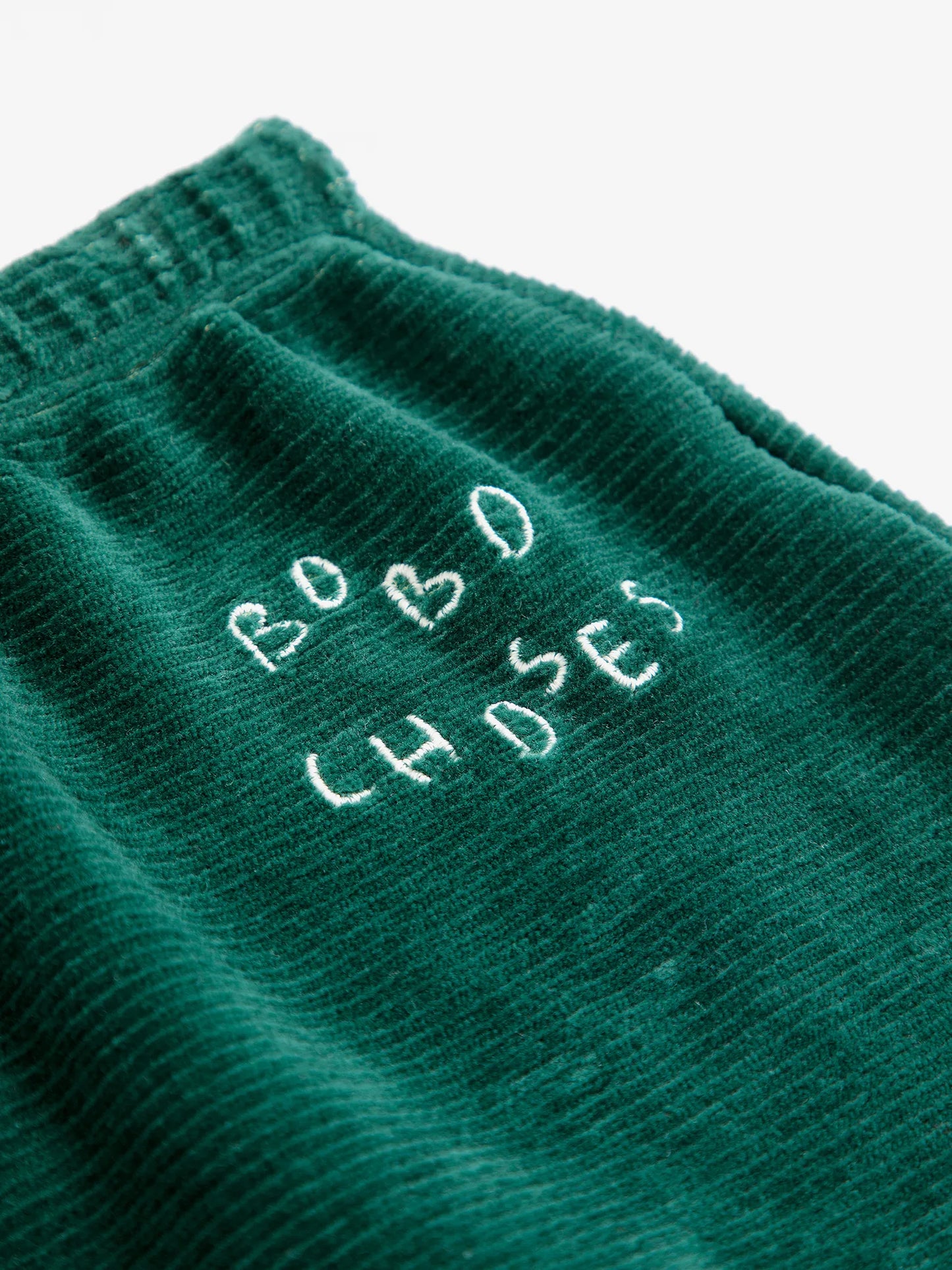 Bobo Choses ベルベットグリーン足つきレギンス