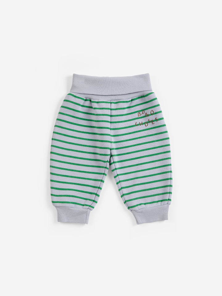 Bobo Choses blue stripes jogging pants