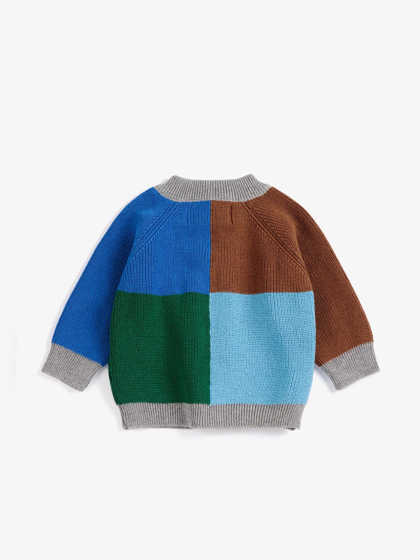 Bobo Choses カラーブロックカーディガン