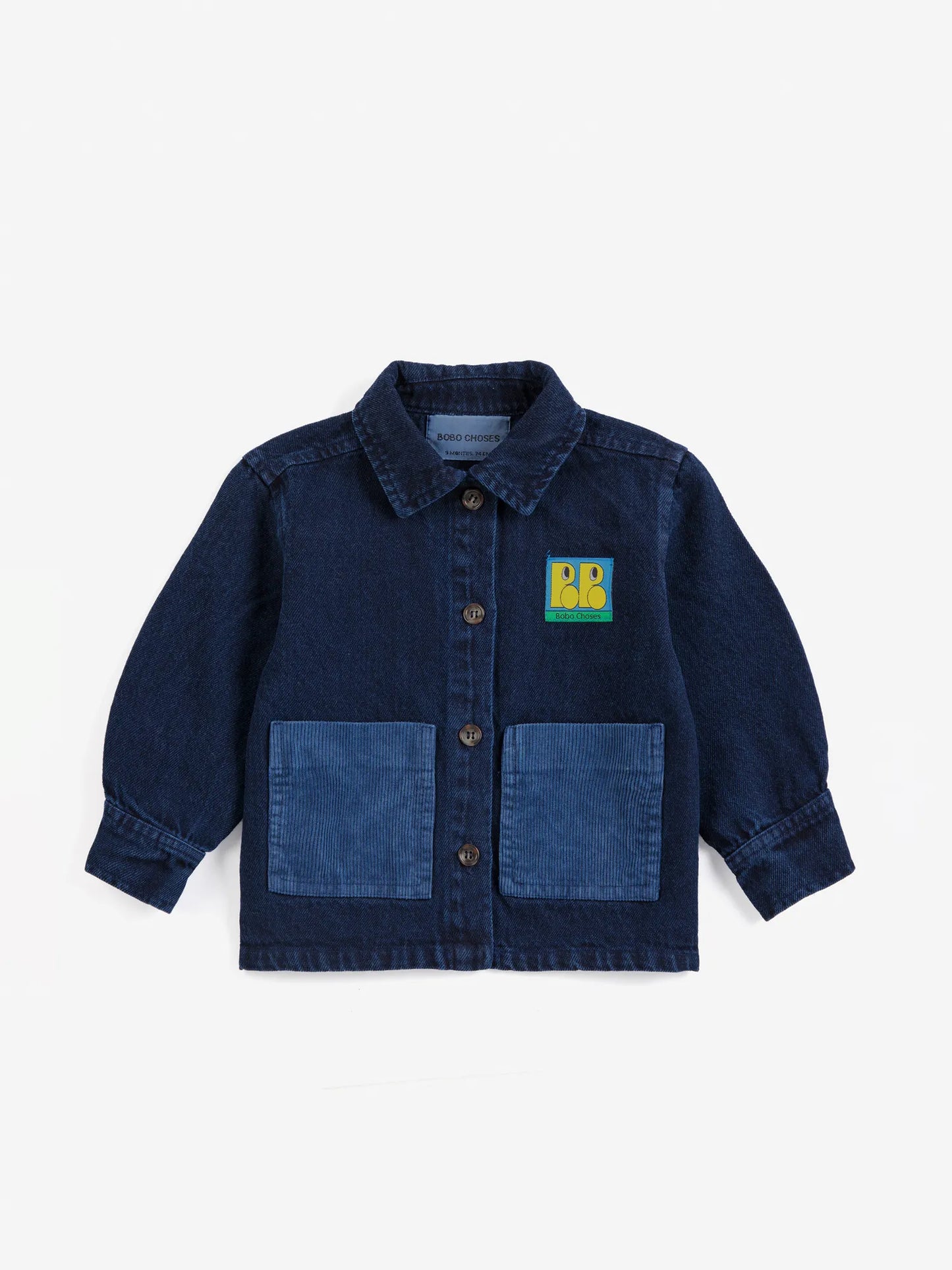 Booo Bo Choses Tag baby denim shirt