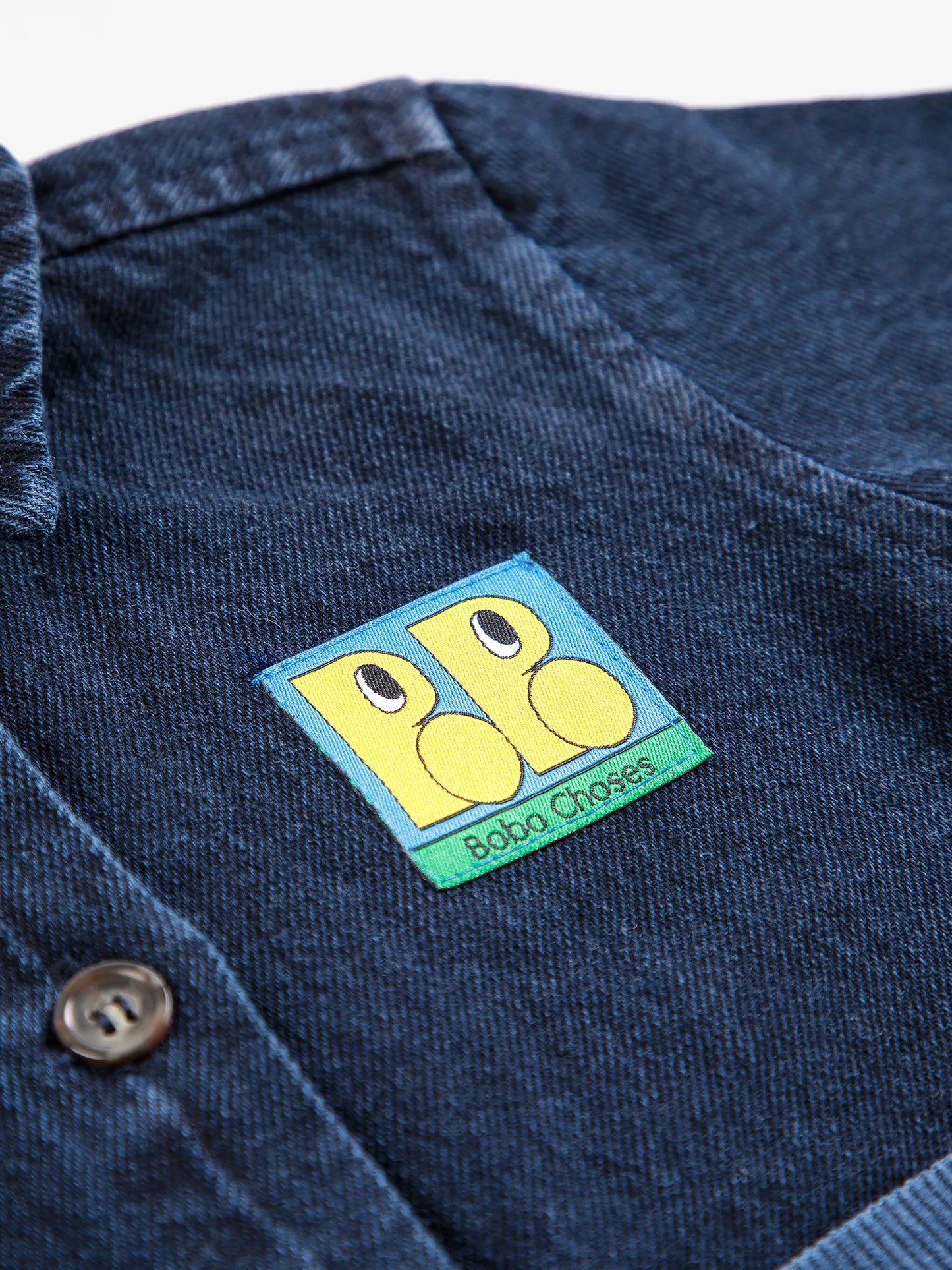 Booo Bo Choses Tag baby denim shirt
