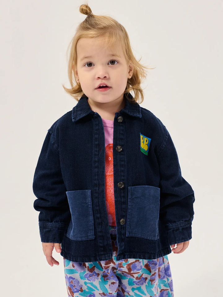 Booo Bo Choses Tag baby denim shirt