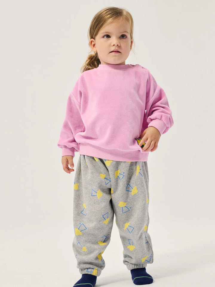 Booo Bo Choses Tag velvet sweatshirt