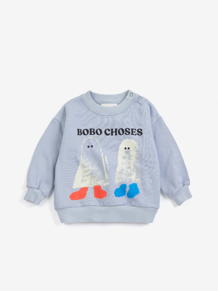 Booty Ghosts blue baby sweatshirt