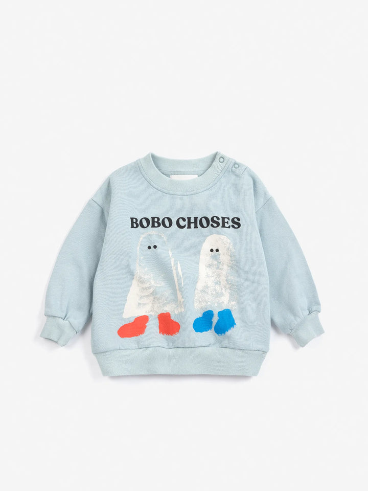 Booty Ghosts blue baby sweatshirt