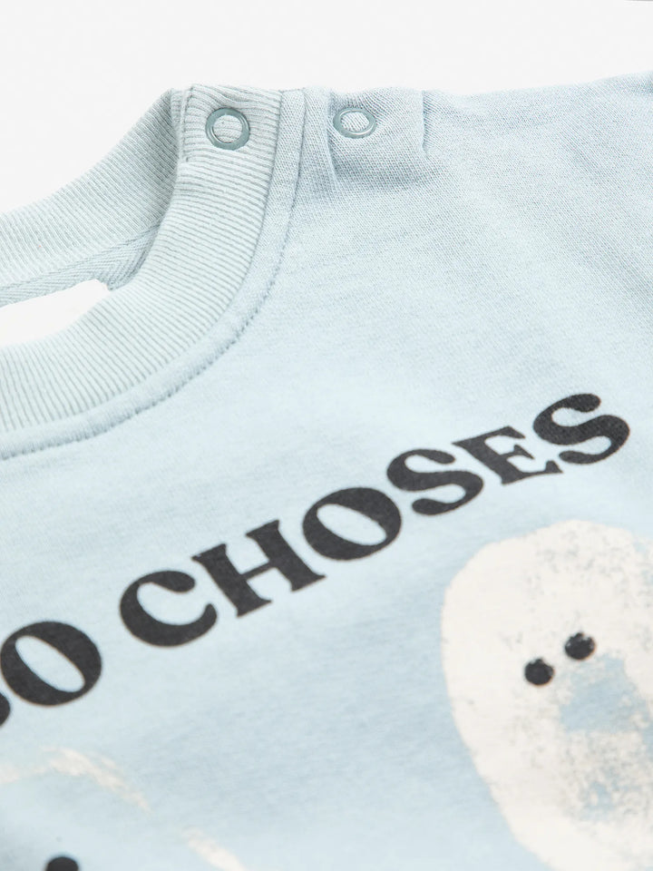 Booty Ghosts blue baby sweatshirt
