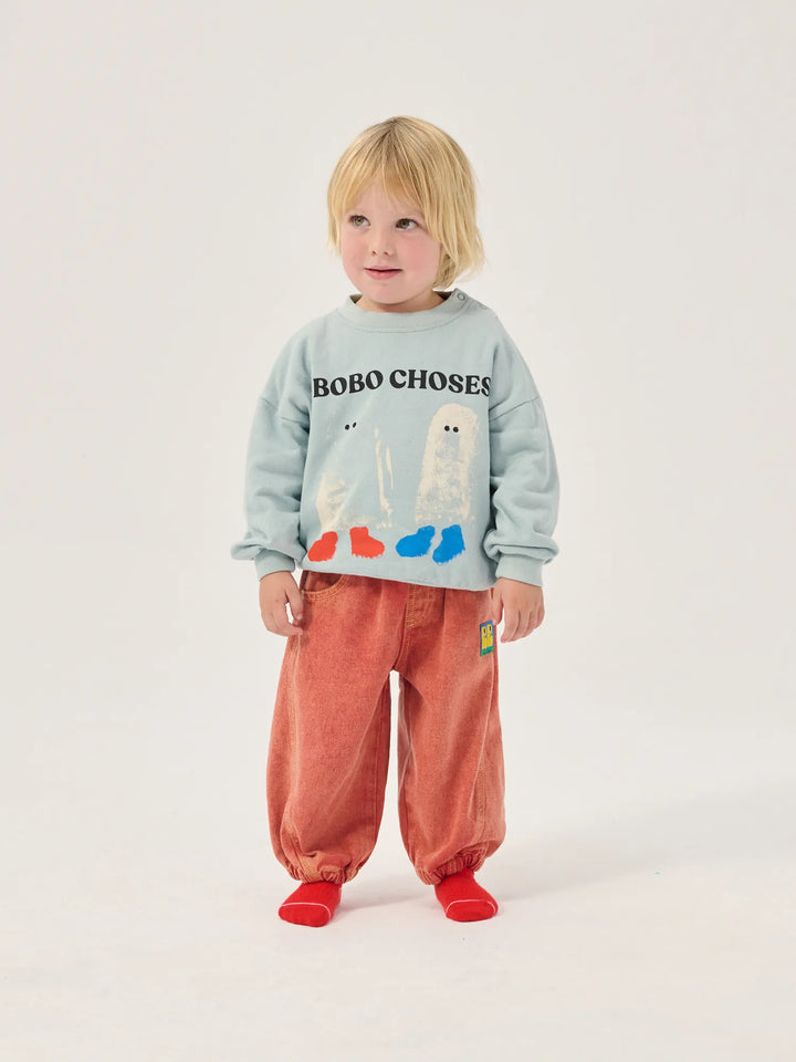 Booty Ghosts blue baby sweatshirt