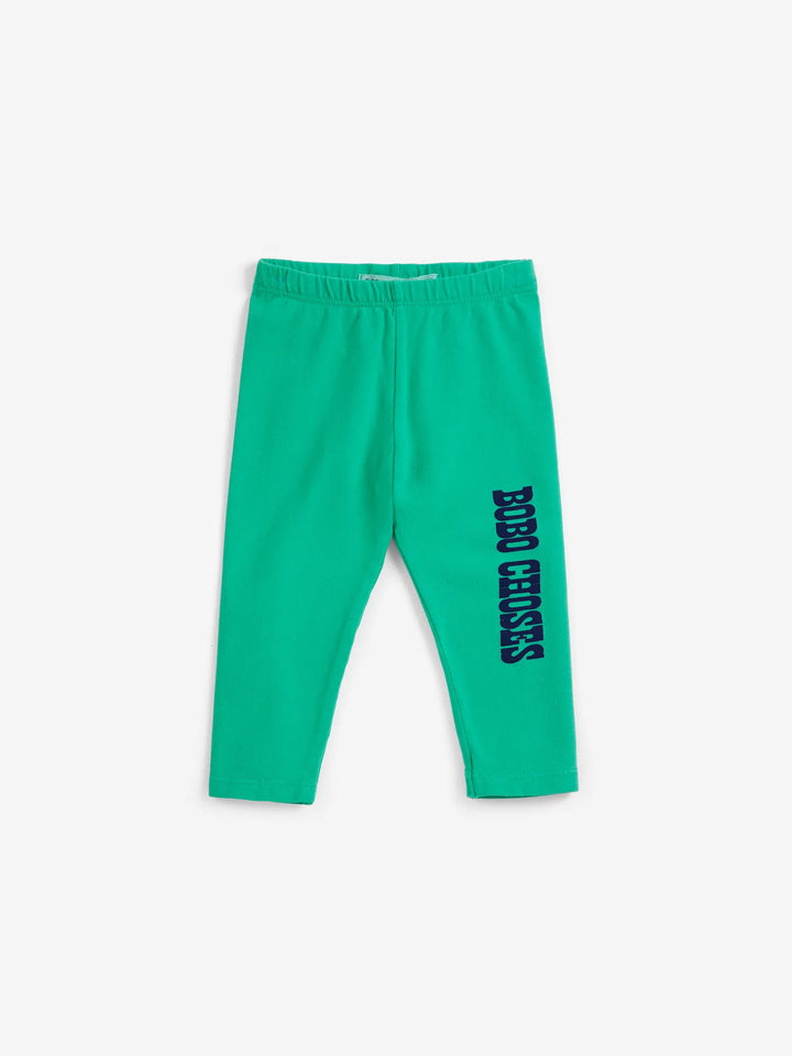 Bobo Choses Pop baby green leggings