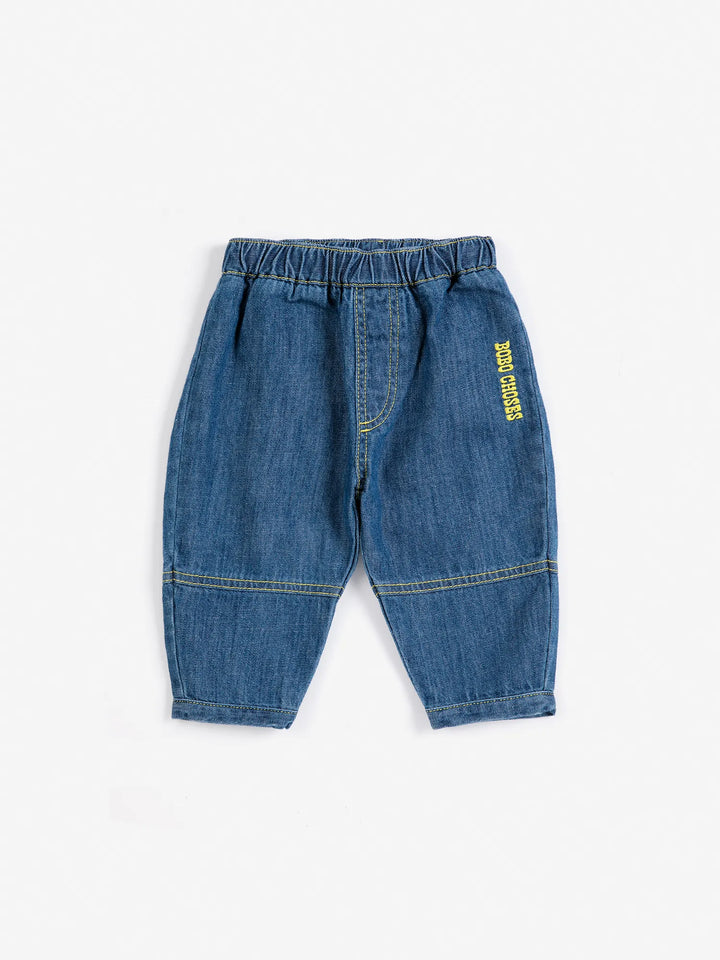 Taxi Saurus Tag baby denim pants