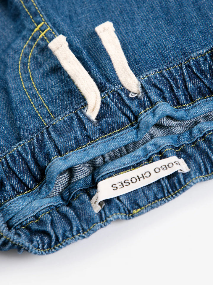 Taxi Saurus Tag baby denim pants