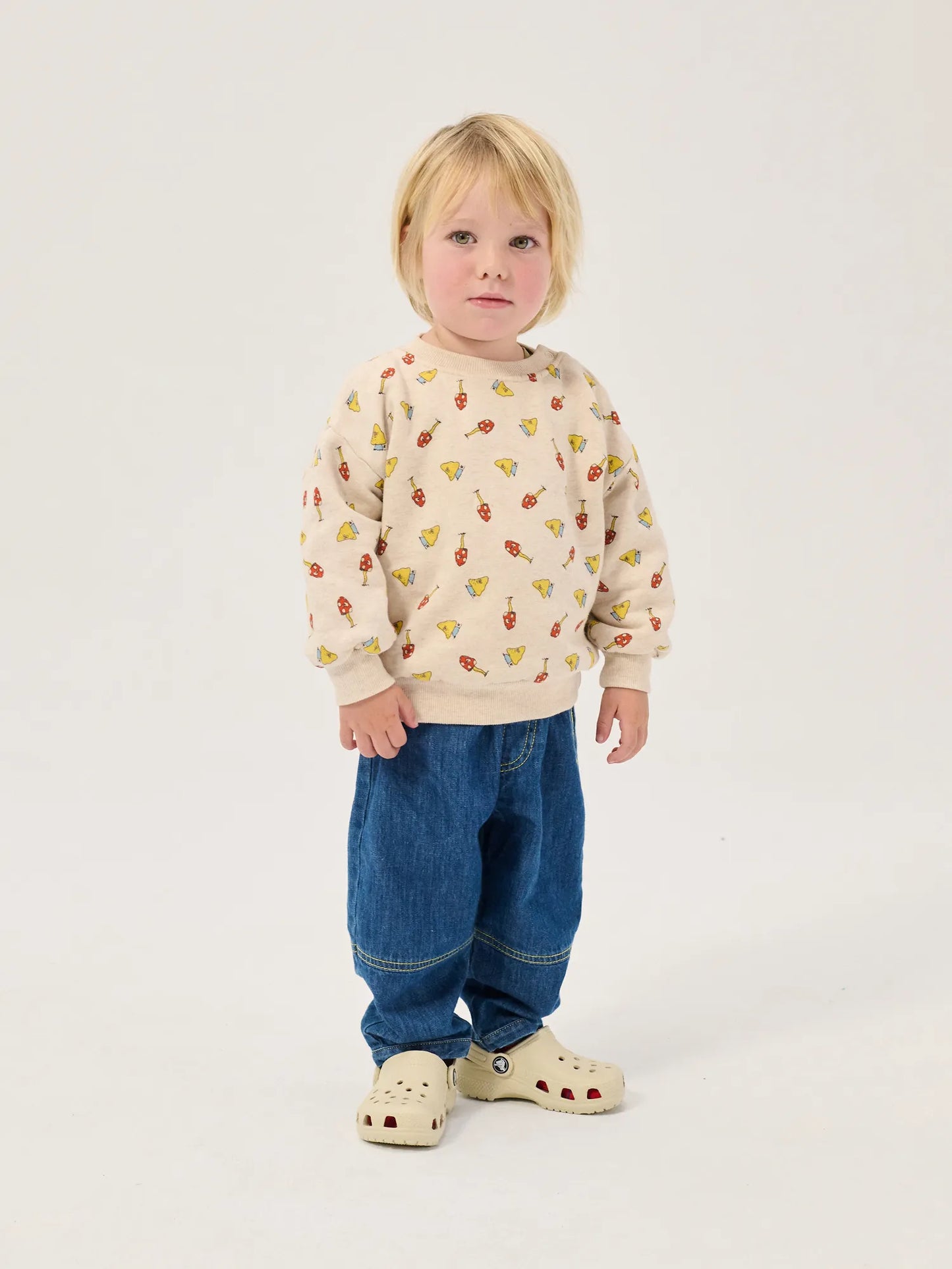 Taxi Saurus Tag baby denim pants