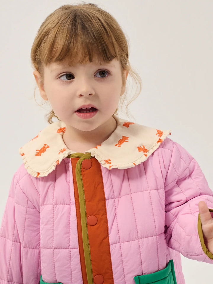BC light pink padded jacket
