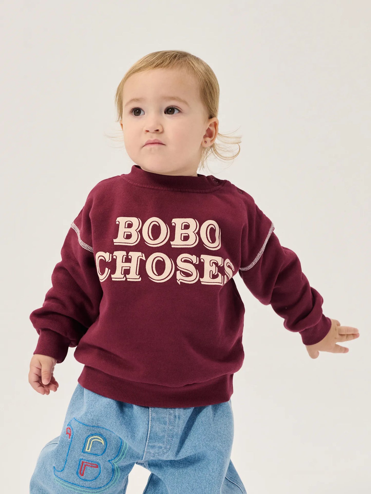 Bobo Choses エンボススウェットシャツ