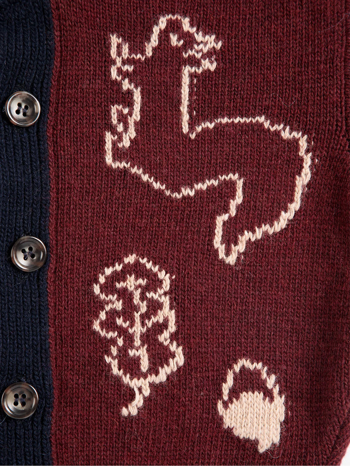 Forest Scene baby cardigan
