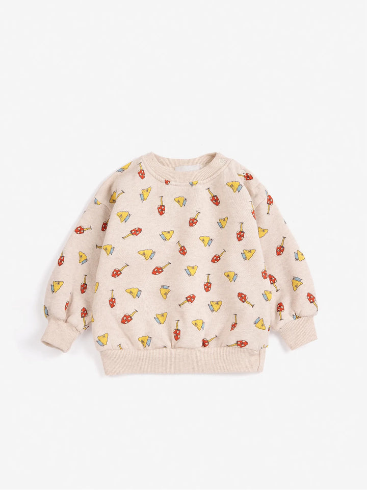 Mush Monster Duo all over baby sweatshirt
