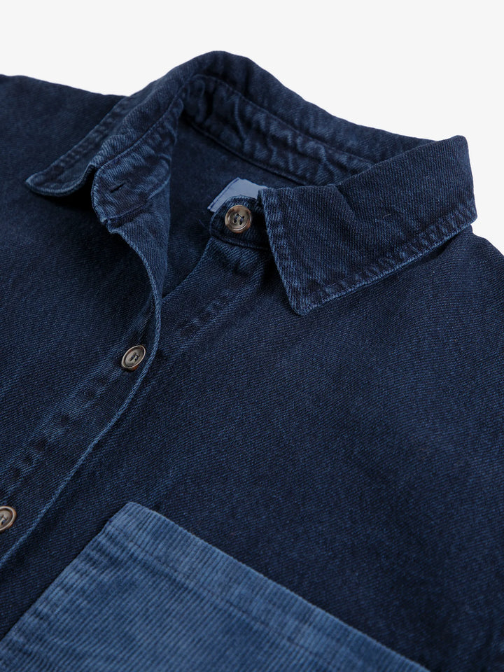 BOBO CHOSES Tag denim shirt