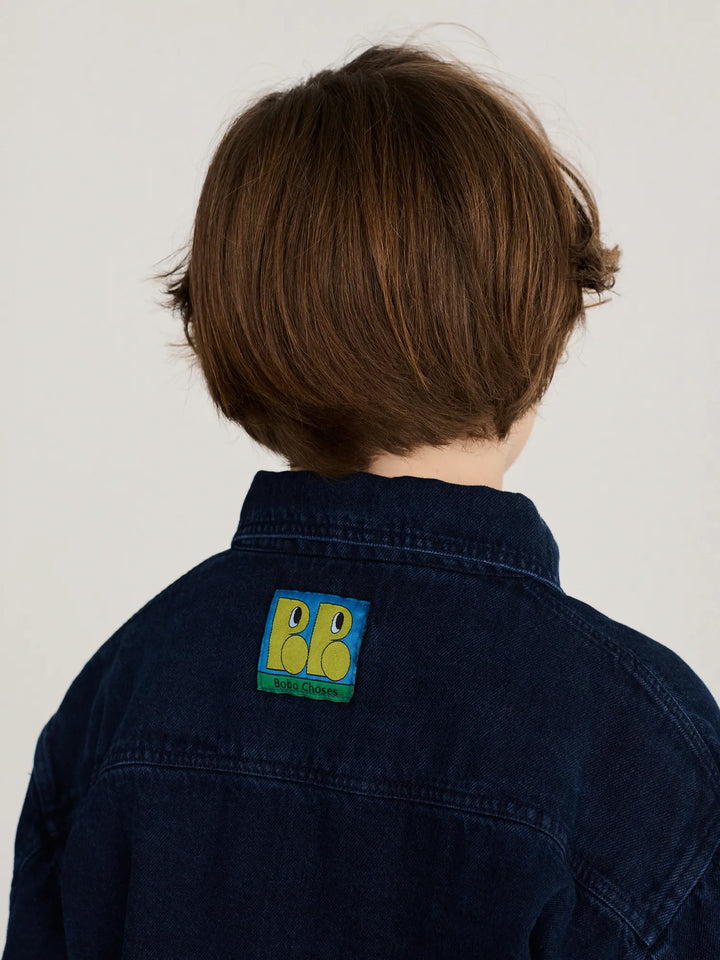 BOBO CHOSES Tag denim shirt
