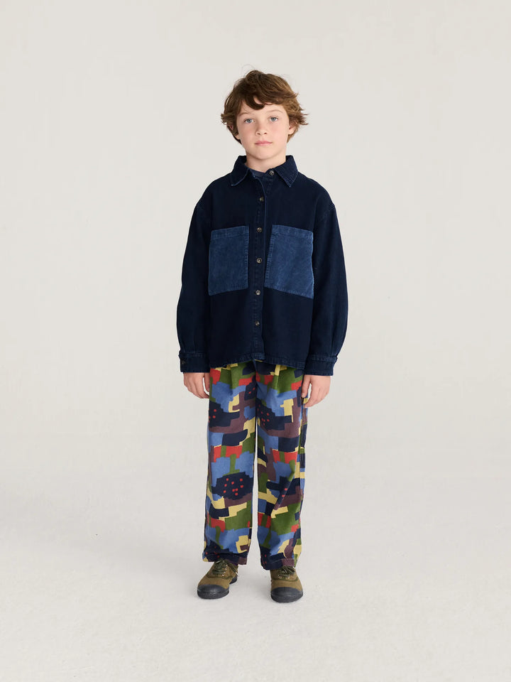 BOBO CHOSES Tag denim shirt