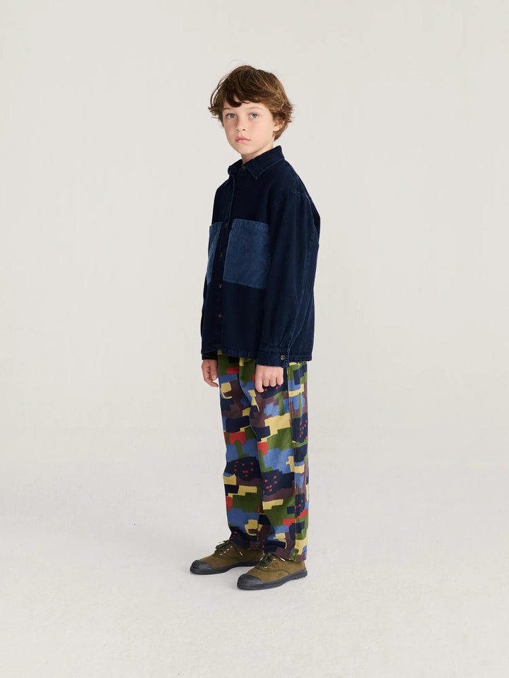 BOBO CHOSES Tag denim shirt