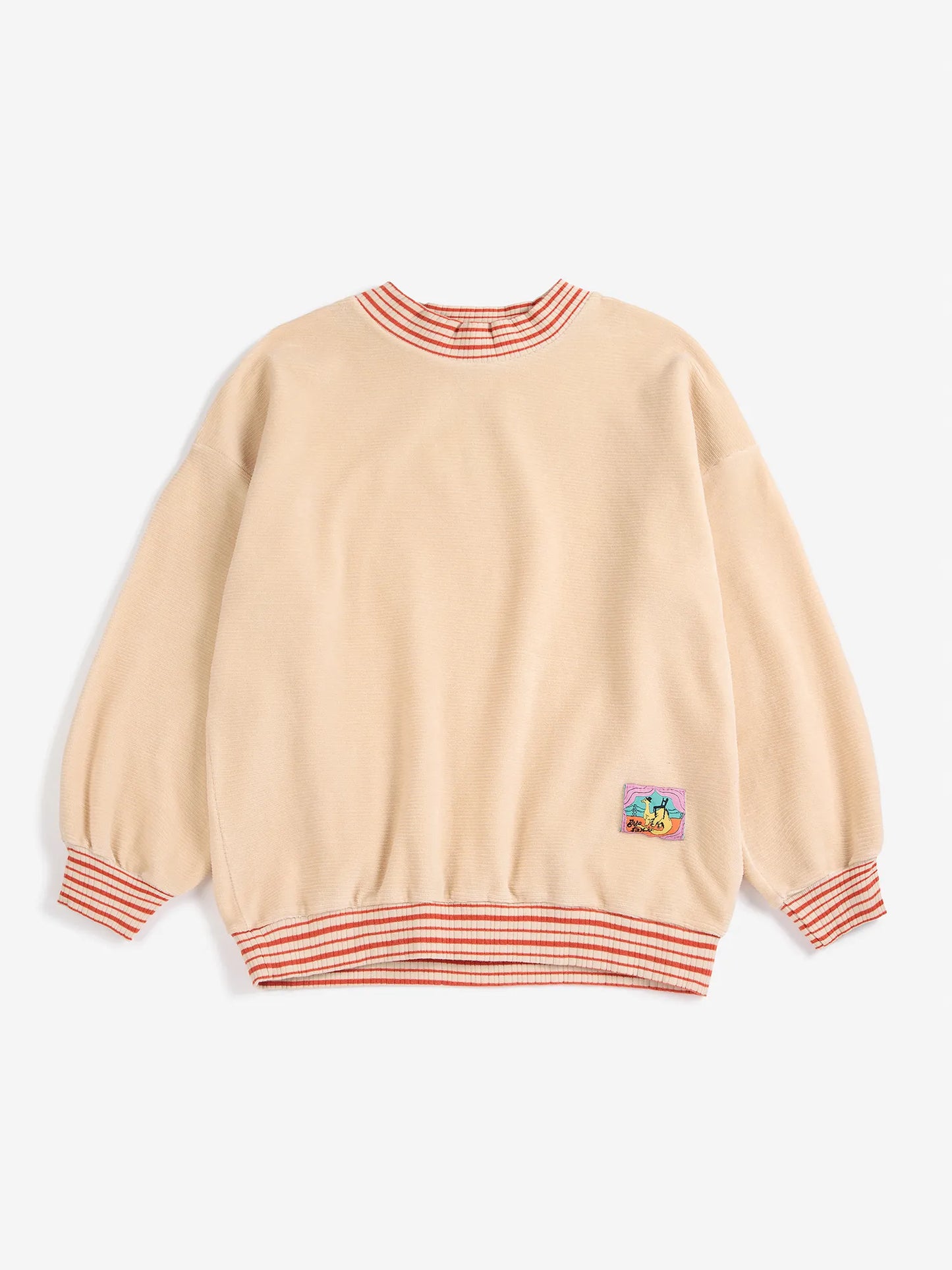Taxi Saurus Tag velvet sweatshirt