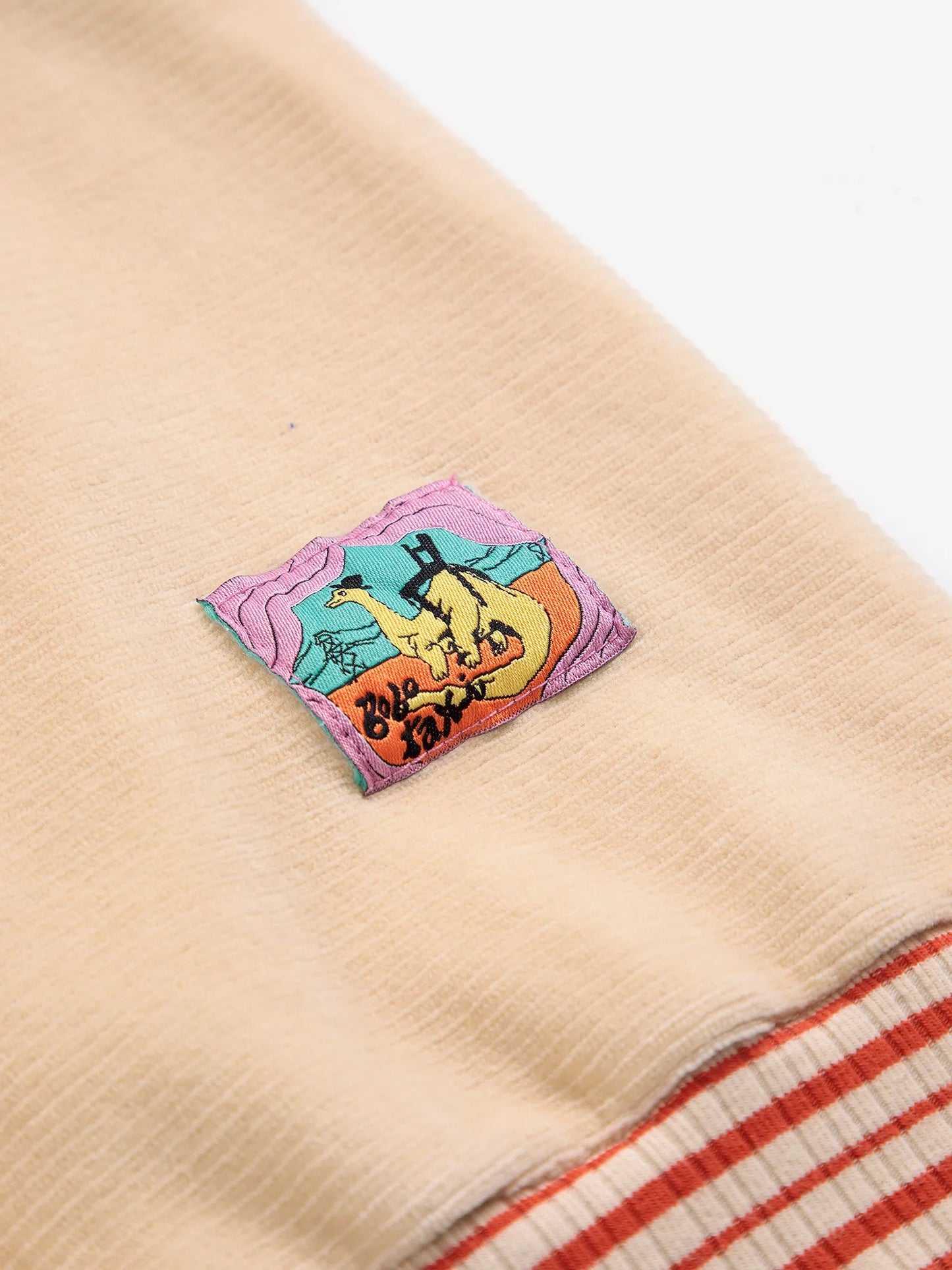 Taxi Saurus Tag velvet sweatshirt