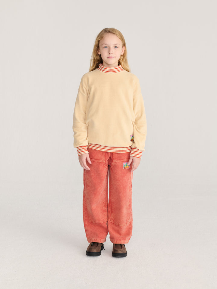 Taxi Saurus Tag velvet sweatshirt