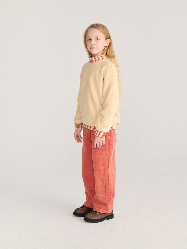 Taxi Saurus Tag velvet sweatshirt