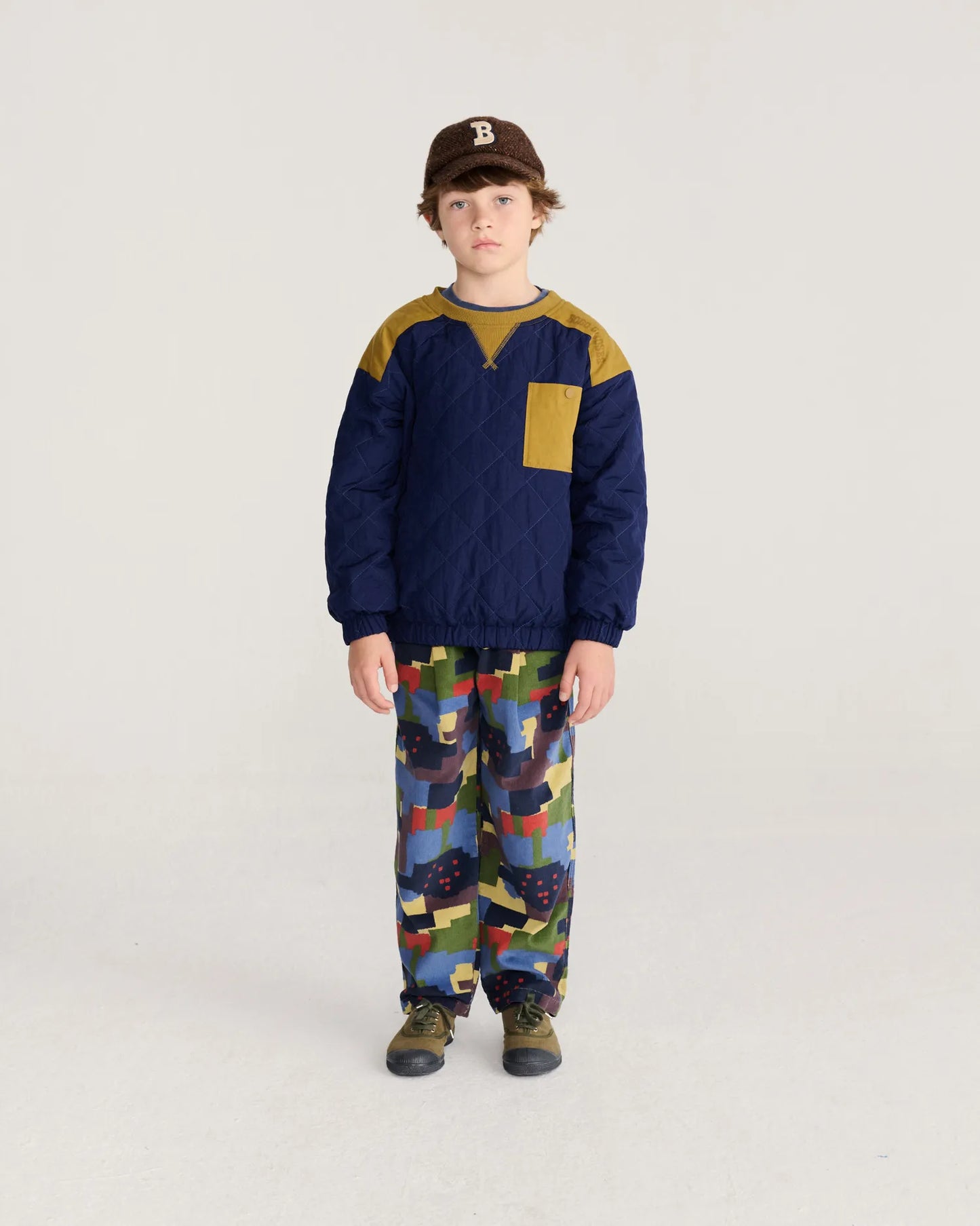 Bobo Choses キルティングスウェットシャツ