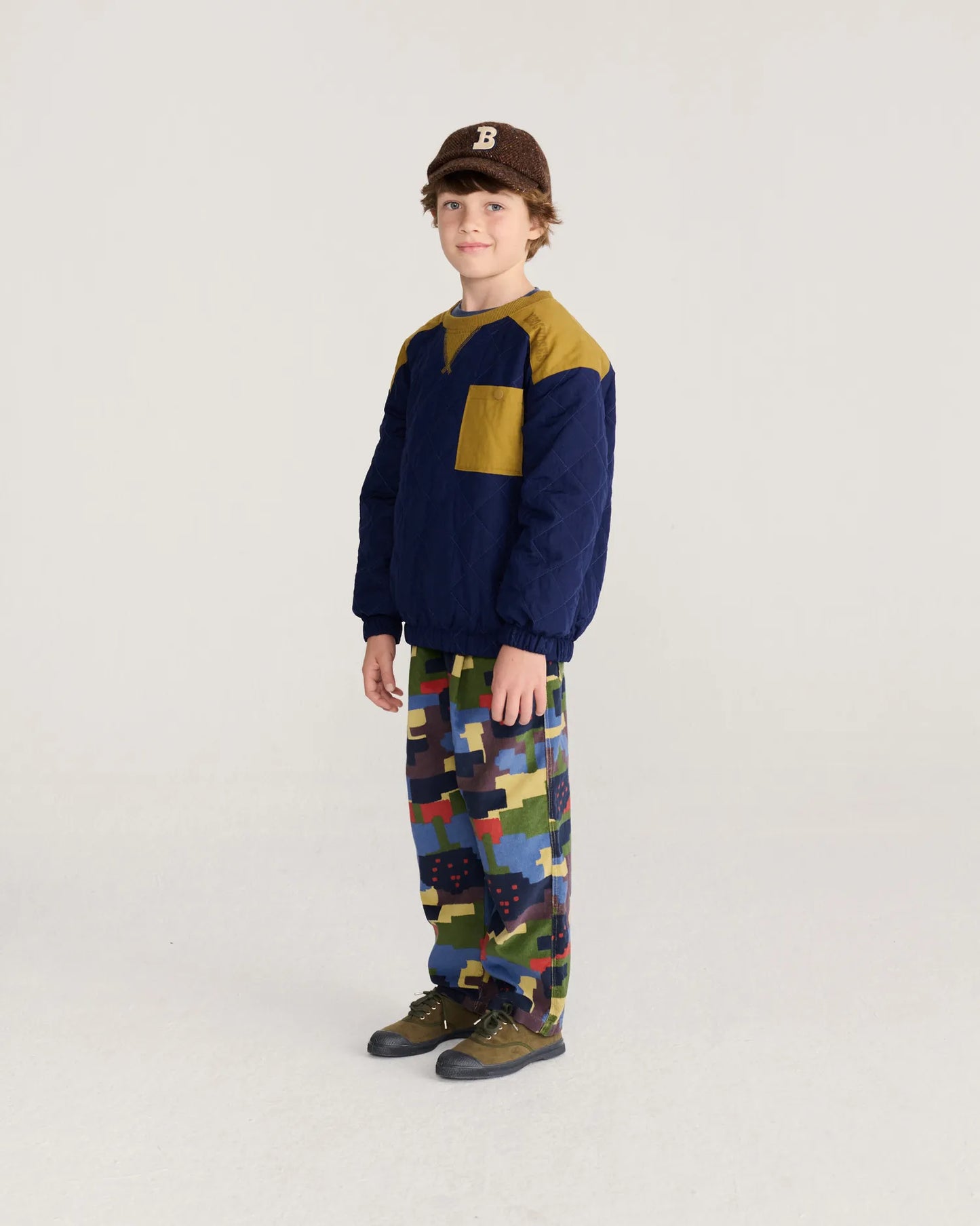 Bobo Choses キルティングスウェットシャツ