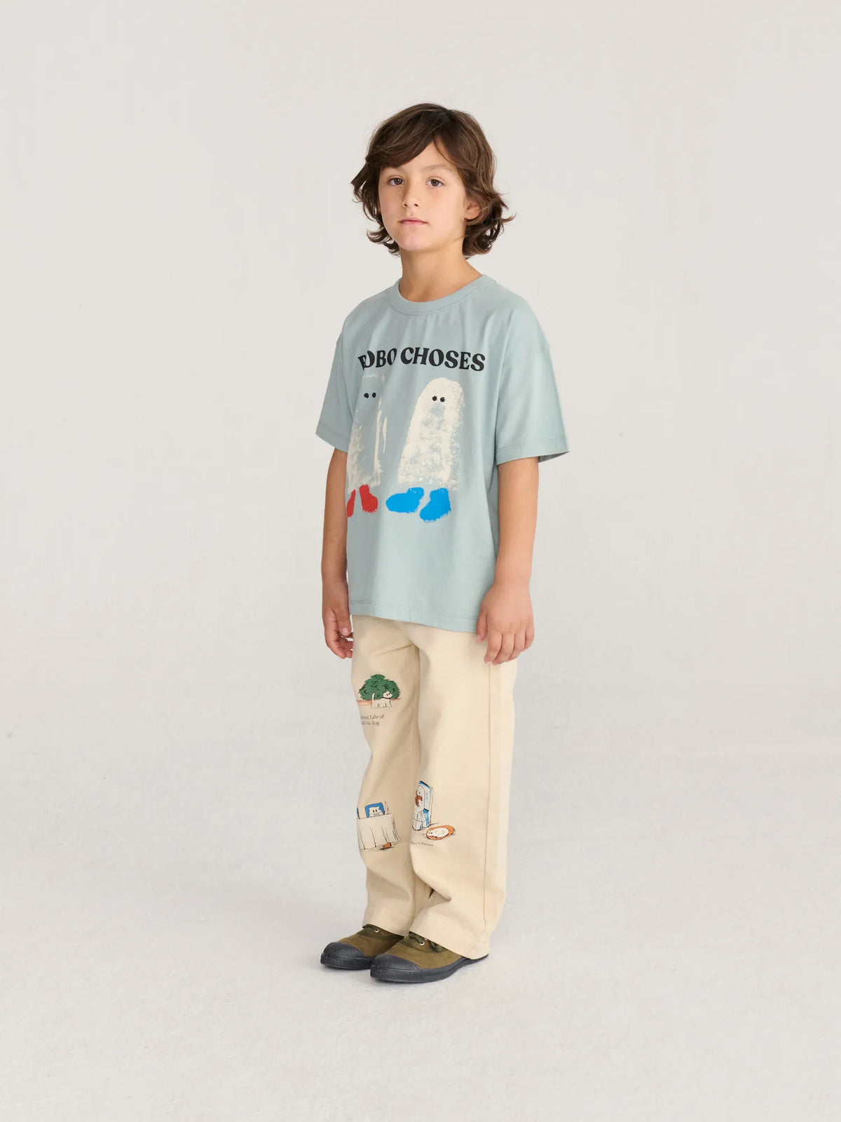 Booty Ghosts blue T-shirt
