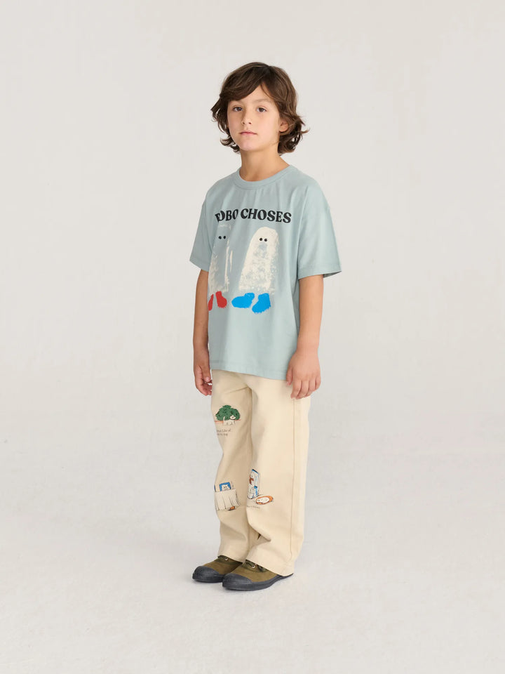 Booty Ghosts blue T-shirt