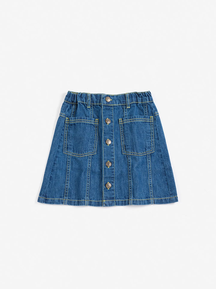 BOBO CHOSES Tag denim skirt