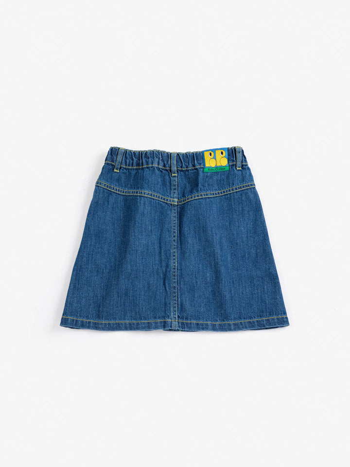 BOBO CHOSES Tag denim skirt
