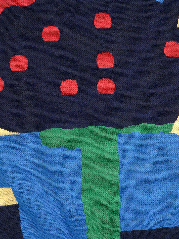 Paint Forest all over jacquard jumper