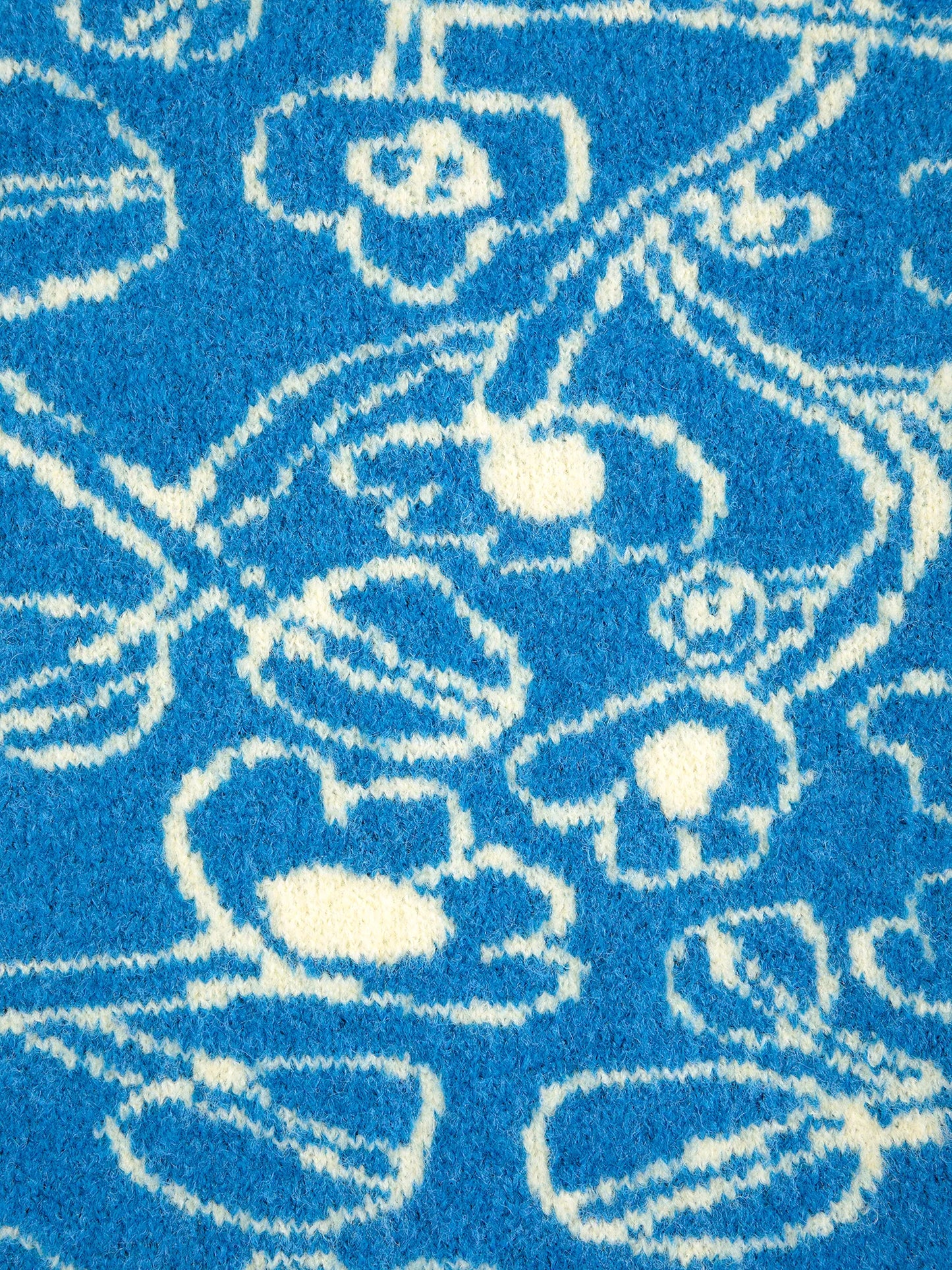 Sketchy Flowers all over jacquard jumper