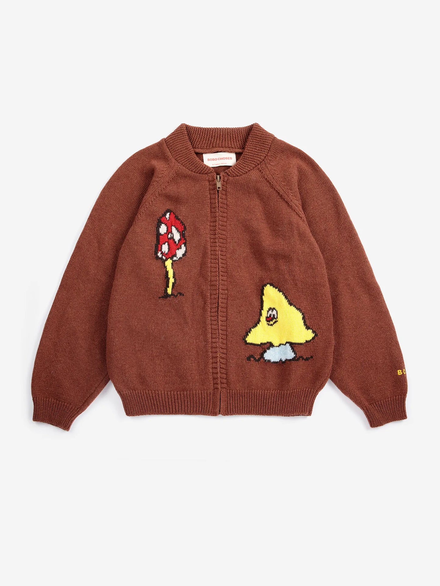 Mush Monster Duo zipped cardigan