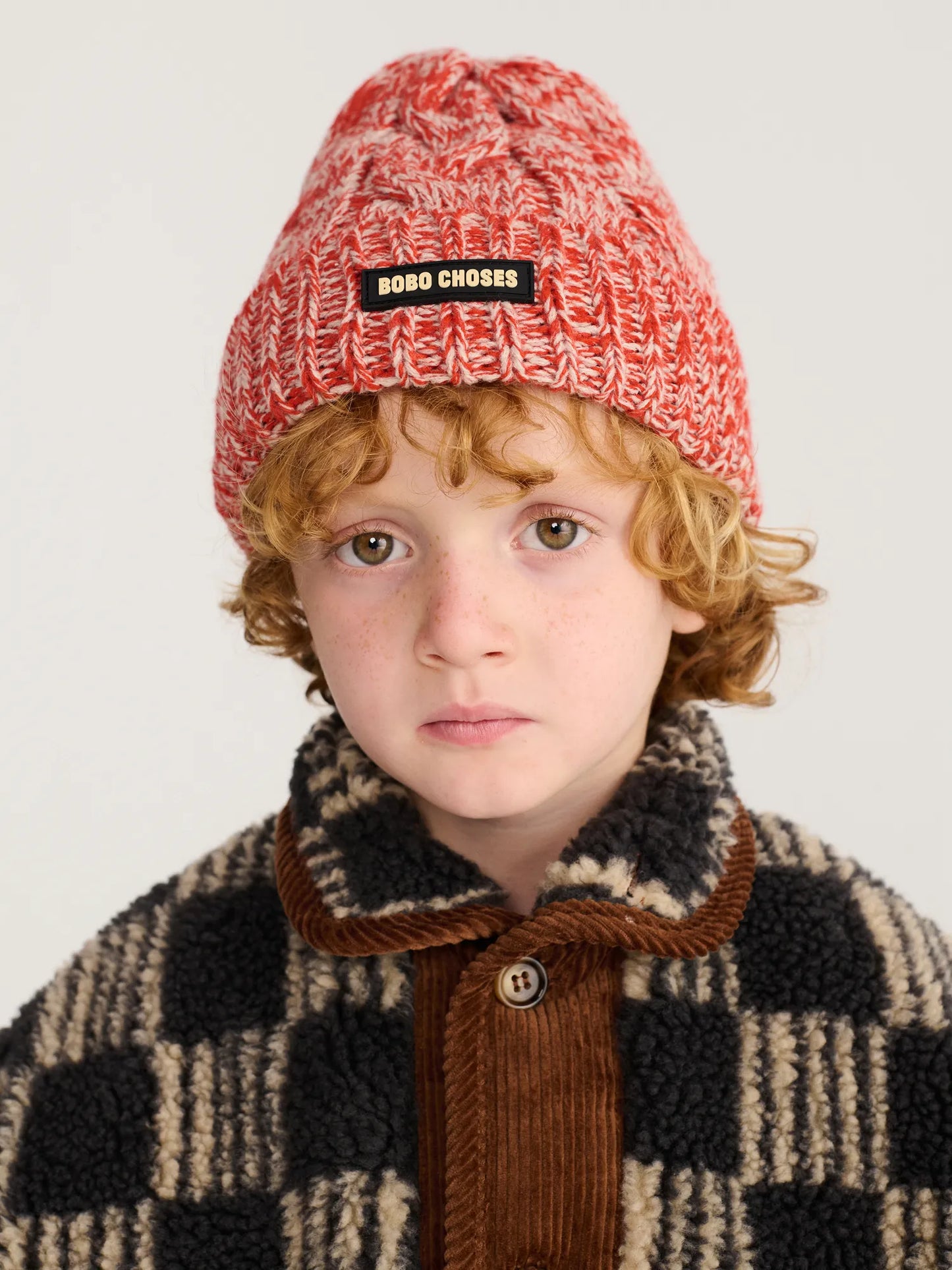Almost Moiré all over kid sheepskin jacket