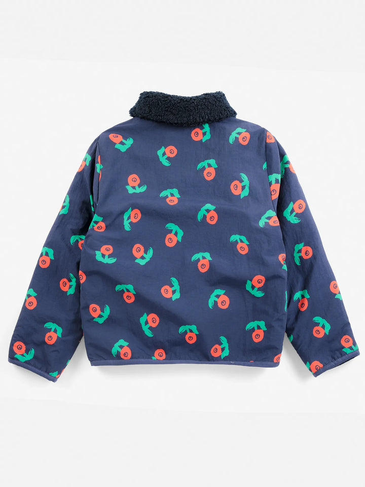 Stamp Bloom all over reversible jacket
