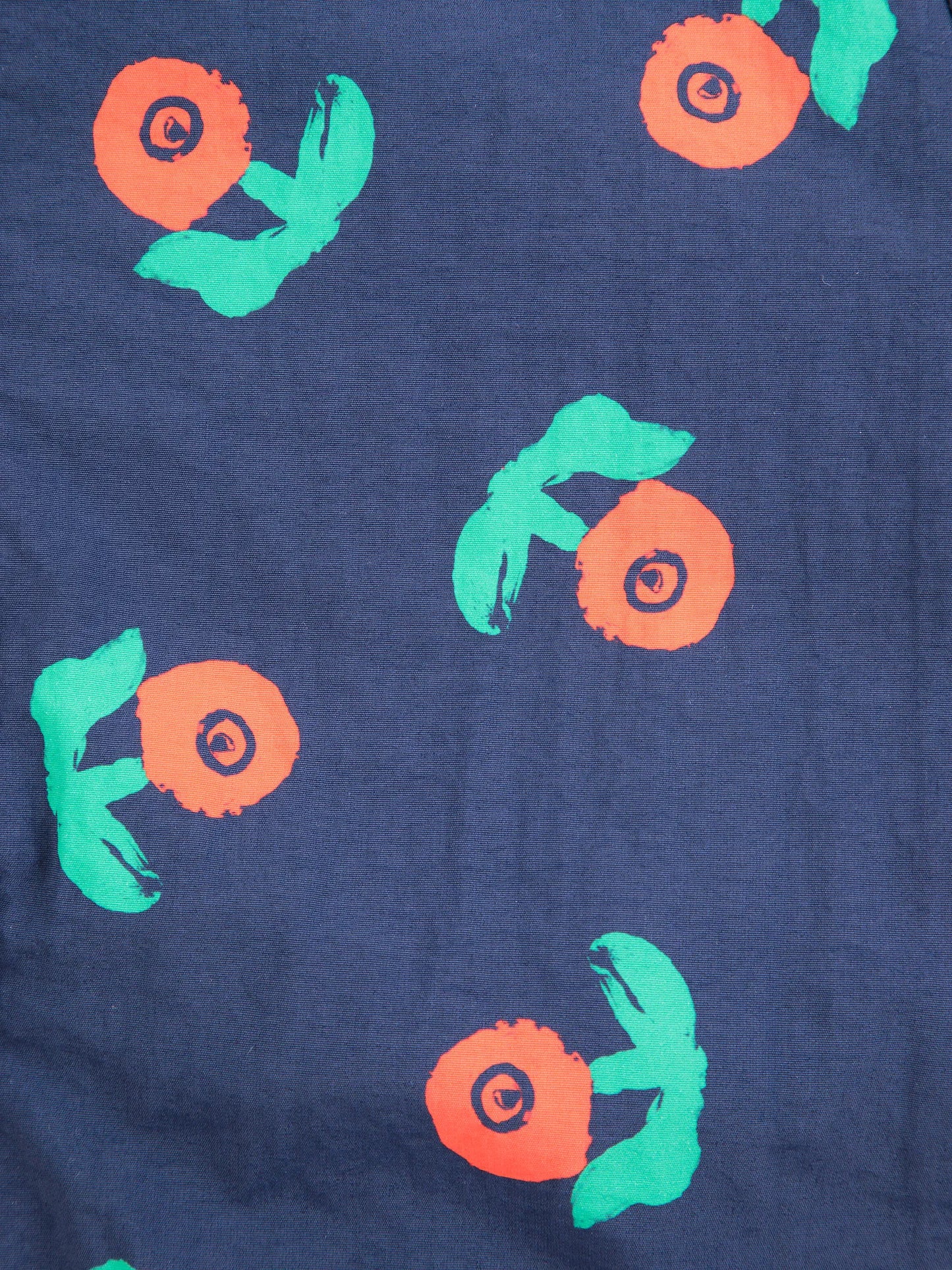 スタンプブルーム総柄リバーシブルジャケット