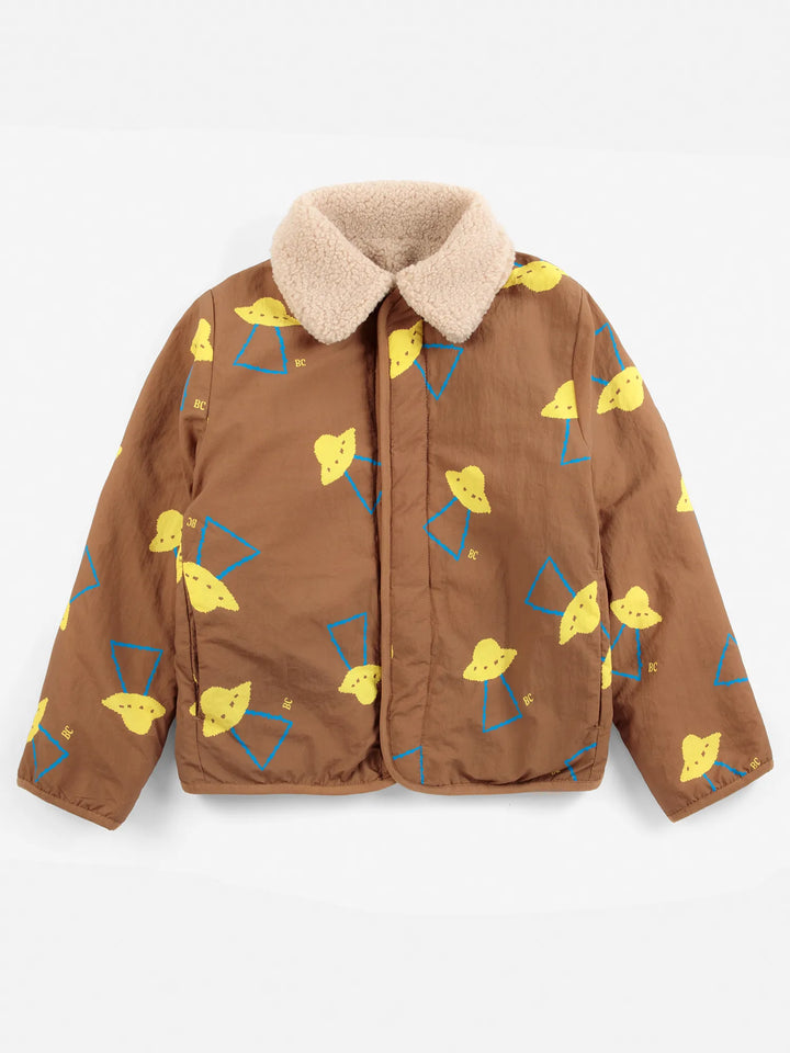 Pixel Abduction all over reversible jacket