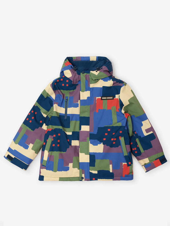 Paint Forest all over ski anorak