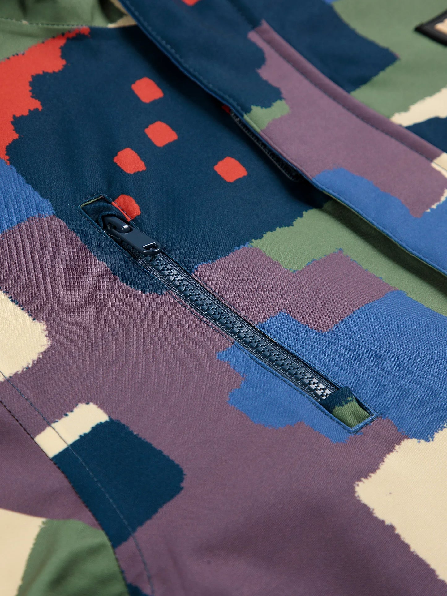 Paint Forest all over ski anorak