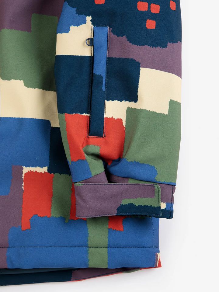 Paint Forest all over ski anorak