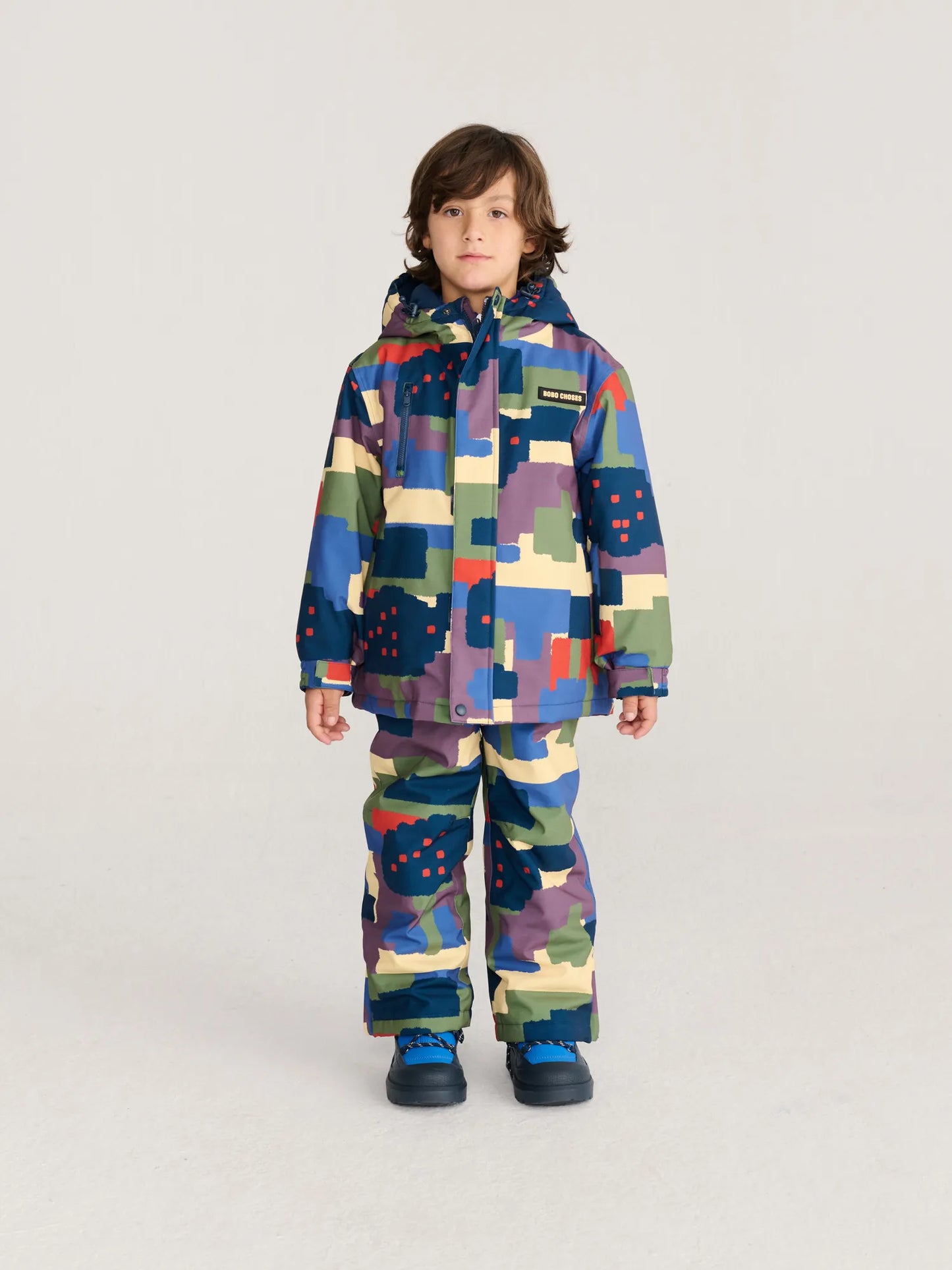 Paint Forest all over ski anorak
