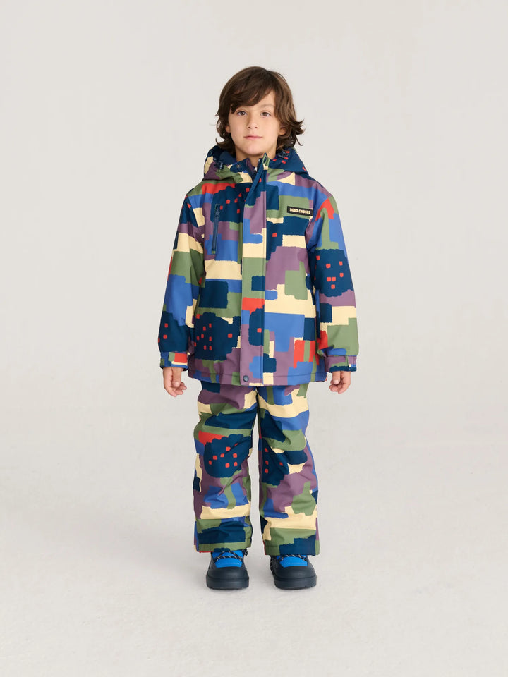 Paint Forest all over ski anorak