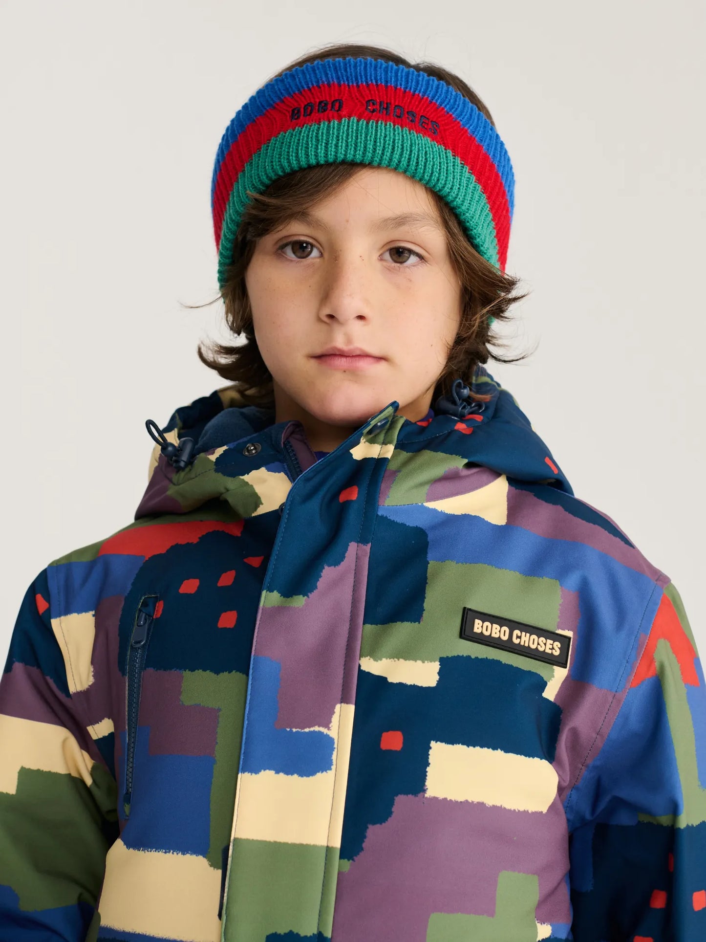 Paint Forest all over ski anorak