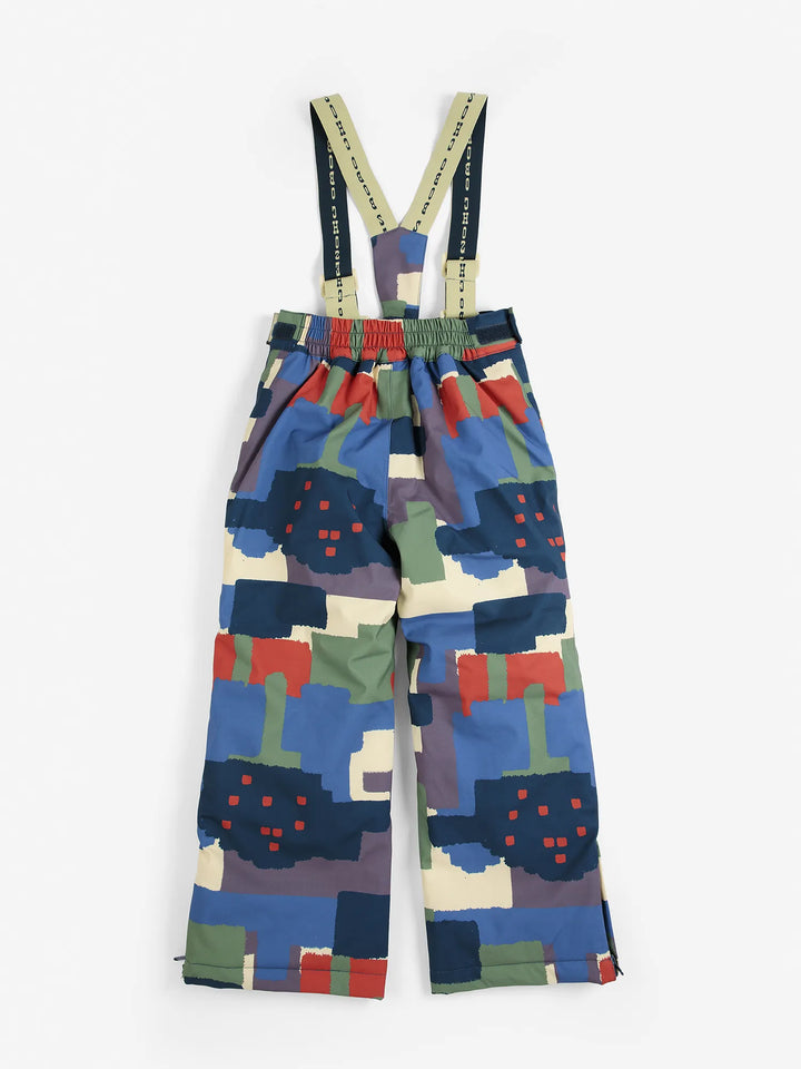 Paint Forest all over ski pants